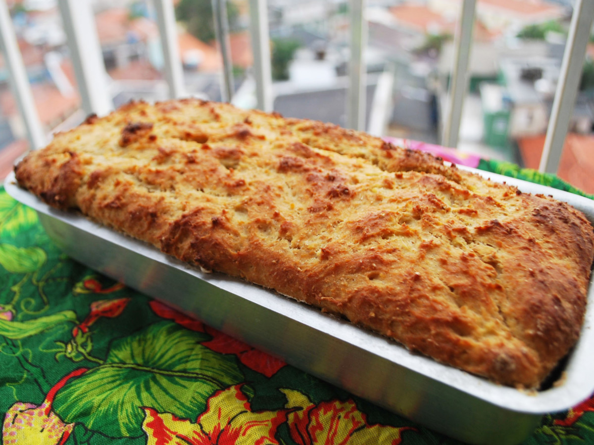 Pão integral de batata doce