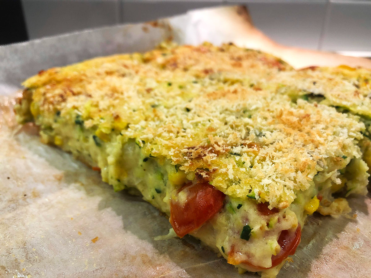 torta fácil de abobrinha e queijo