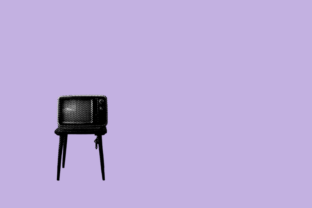 A TV antiga simboliza o papel histórico da mídia na formação das representações femininas e nos padrões de comportamento retratados ao longo das décadas. Arte: Dani Barg
